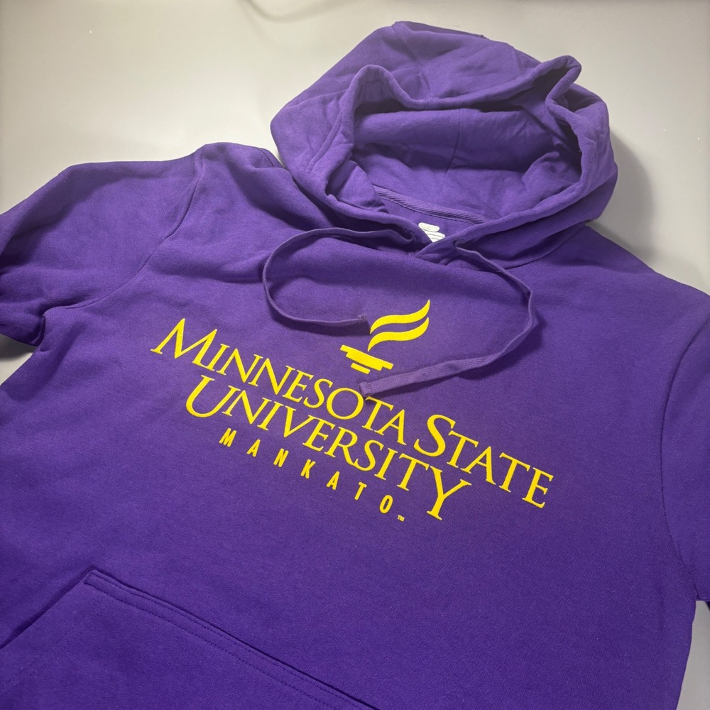 Minnesota State University Mankato‎ Fanatics Purple Hoodie Small NWOT